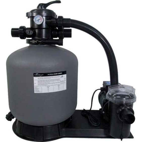 Groupe de filtration 11m3/h avec pompe et filtre à sable - Poolstyle - 88031811 -