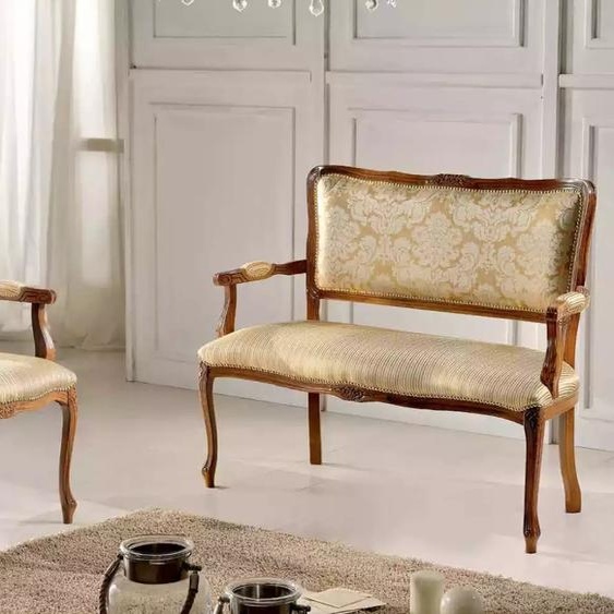 Groupe de sièges classique Ensemble de sièges de luxe textile Banquette Chaises Accoudoirs