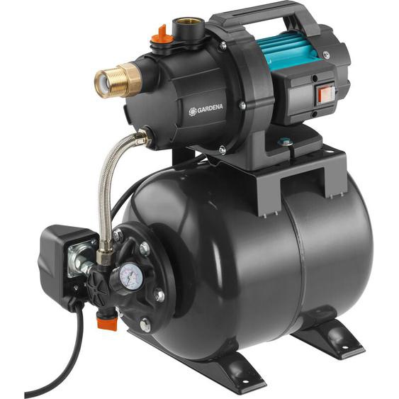 Groupe de surpression 3700/4. Pompe dalimentation eau domestique. Débit max 3700 l/h. Puissance 800 w. Pression max. 4,1 bar. Réservoir 19 l.