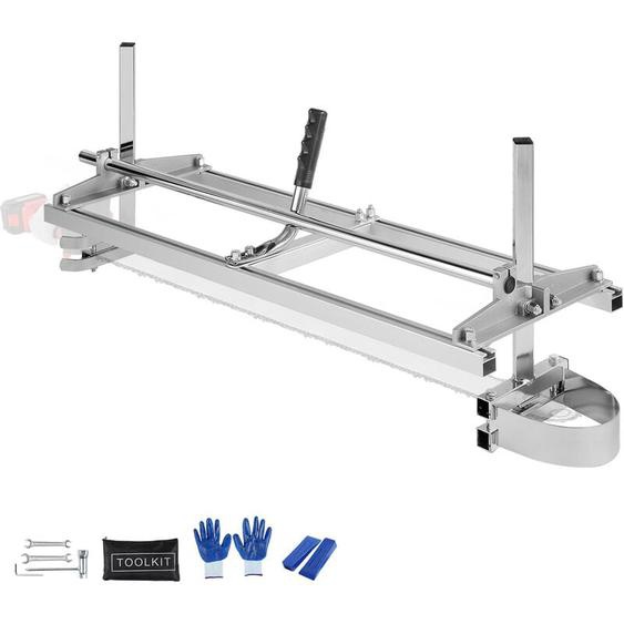 Vevor - Gruminette Scierie Mobile Portable 355-914 mm Barre de Guidage en Acier Galvanise avec Epaisseur de Coupe 5,08-300 mm Coupe Transversale