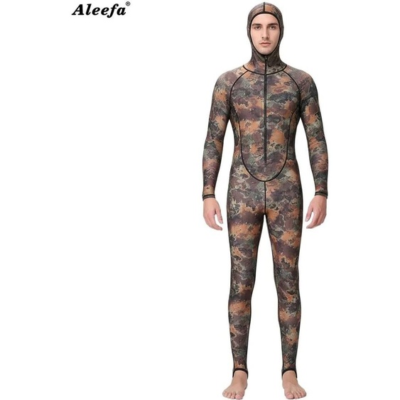 GTOS Combinaison de natation pour hommes et femmes, combinaison de plongée et de voile, protection contre les éruptions cutanées, Spandex, pêche sous-marine, camouflage, peau, une pièce, procédé UV, surf