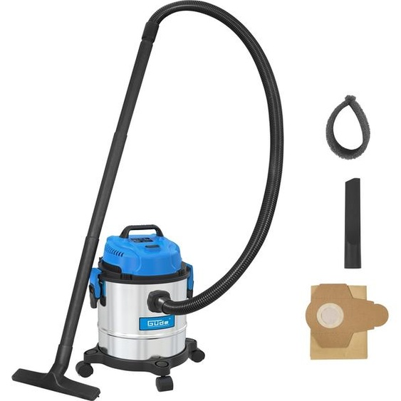 GÜDE Aspirateur eau et poussière Aspirateur industriel à sec GNTS 12L acier inoxydable