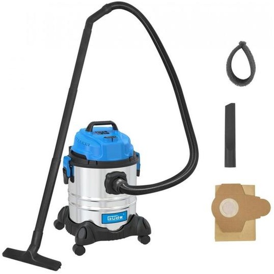 GÜDE Aspirateur eau et poussière Aspirateur industriel à sec GNTS 20L acier inoxydable