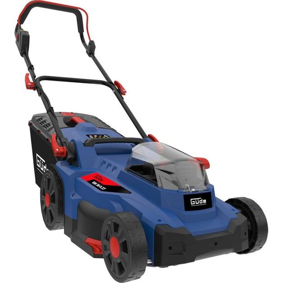 Güde Tondeuse à gazon sans fil RM 36-402-30.37 Réglage de la hauteur sur 6 positions Tondre Ramasser Mulcher Batterie et chargeur inclus