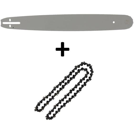 Guide 20 pouces (50 cm) avec chaîne 76 maillons pour tronçonneuse