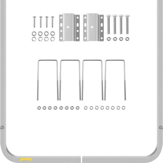 Guide de remorque de bateau - guide de remorque en aluminium - 46 pouces - 2x guide de remorque