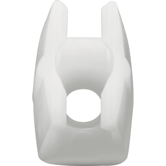 Guide de tige pour tige de poussée, plastique blanc, 1 pièce | pour les ouvre-imposte GEZE OL 90 N / OL 95 pour fenêtres