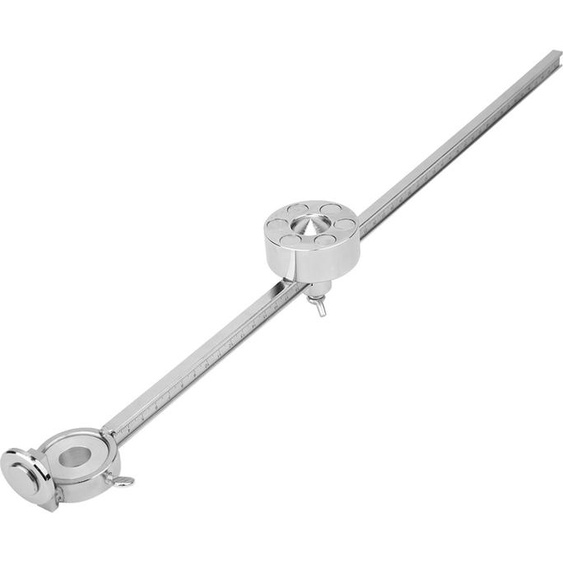 Guide-rouleau Brennerkompass en acier inoxydable, accessoire pour outils de soudage et de découpe à loxygène avec échelle graduée, adapté au G01-100