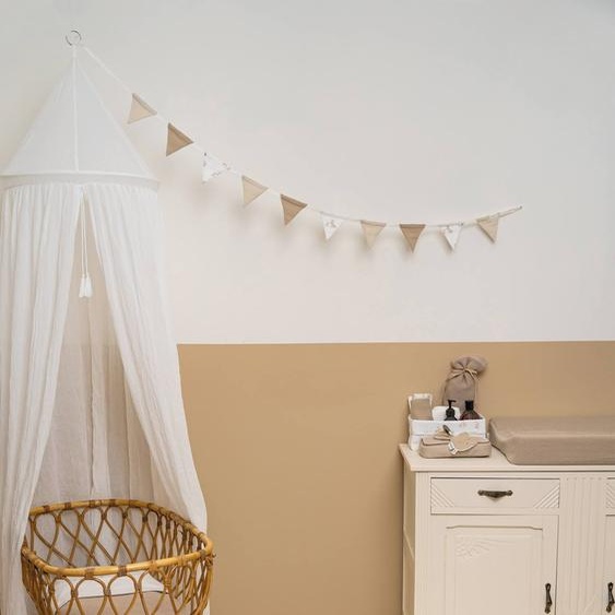 Guirlande avec fanions Baby Bunny blanc