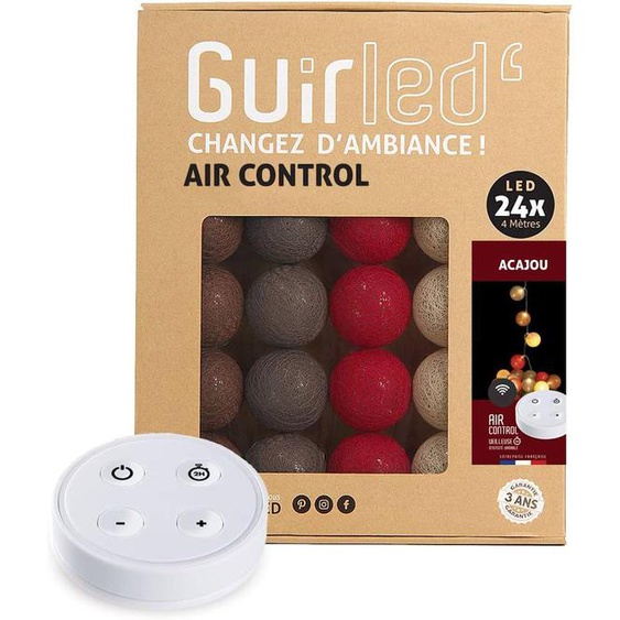 Guirlande Boule Lumineuse Led Usb Télécommandée Acajou
