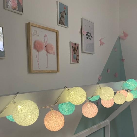 Guirlande Boule Lumineuse Led Usb Télécommandée Bébé
