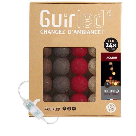 Guirlande Boule Lumineuse Led Usb Veilleuse 2h Acajou