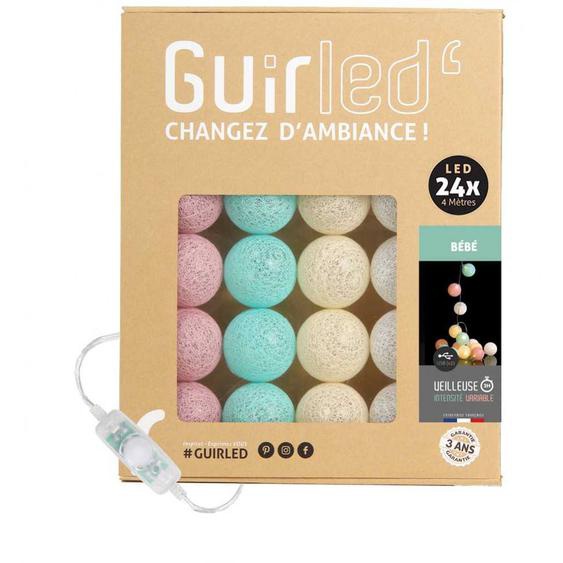 Guirlande Boule Lumineuse Led Usb Veilleuse 2h Bébé