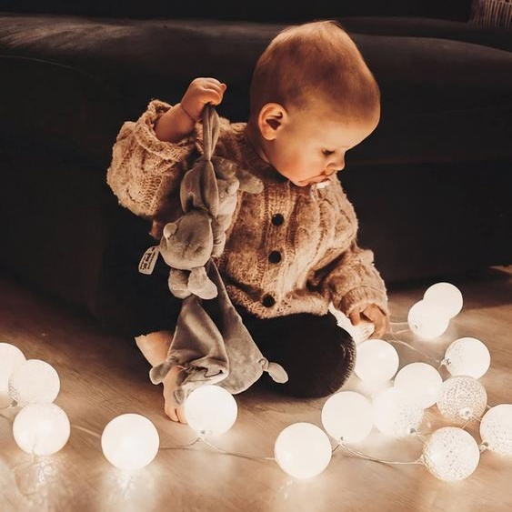Guirlande Boule Lumineuse Led Usb Veilleuse 2h Flocon