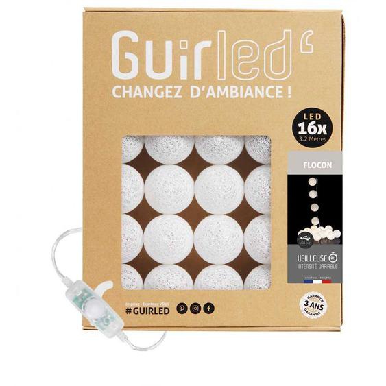Guirlande Boule Lumineuse Led Usb Veilleuse 2h Flocon