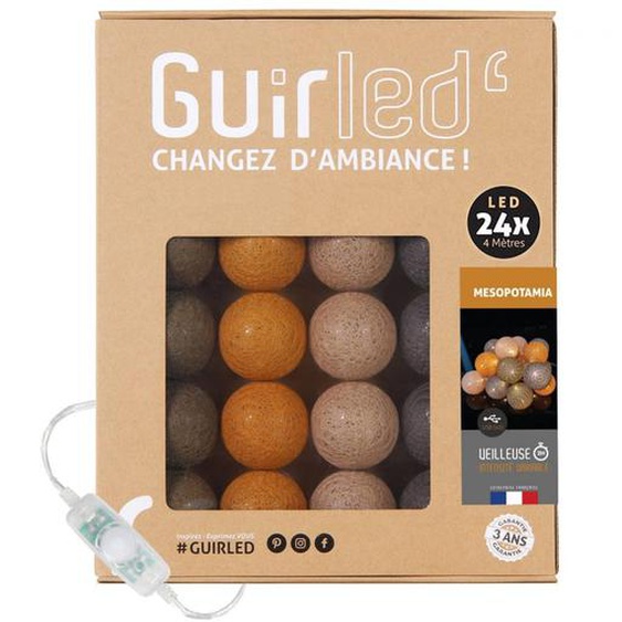 Guirlande Boule Lumineuse Led Usb Veilleuse 2h Messopotamia