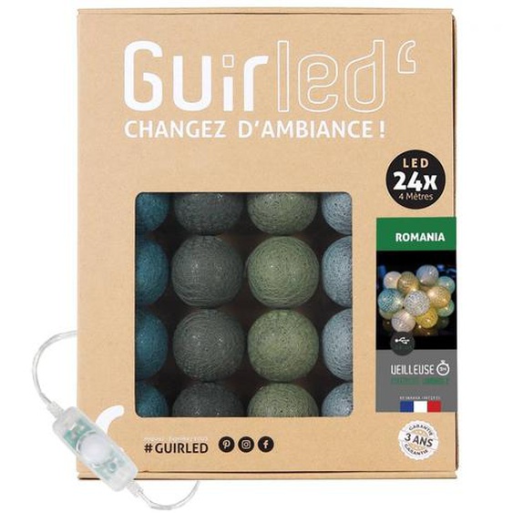 Guirlande Boule Lumineuse Led Usb Veilleuse 2h Romania