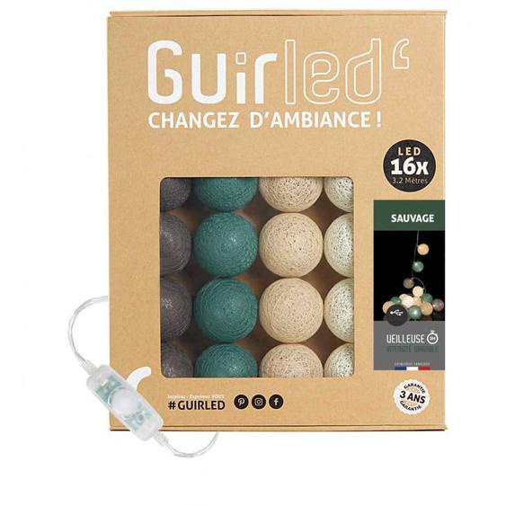 Guirlande Boule Lumineuse Led Usb Veilleuse 2h Sauvage