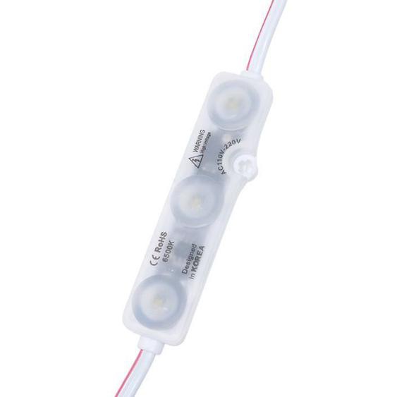 Guirlande de 20 Modules de 3 LED SMD Samsung 220V AC 2W 6500K - Ledme - LM7166