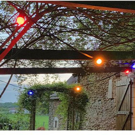 Guirlande Guinguette B22 - Ampoules interchangeables