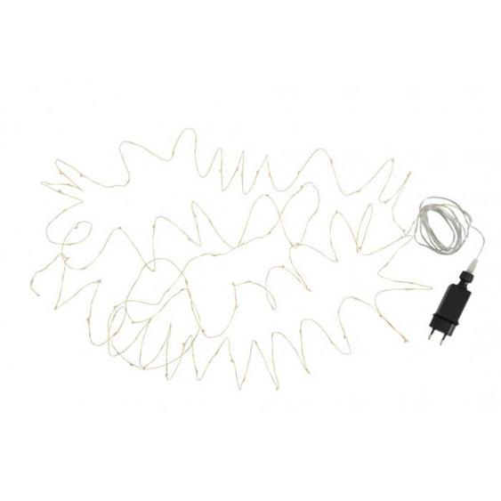 Guirlande Luminaire Fil 9M Or 90 Led Blanc Chaud - Blanc - Métal - L 9 x l 9 x H 10,5 cm - Guirlande lumineuse