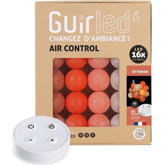 Guirlande lumineuse boules coton LED USB - Télécommandée - 4 intensités - 16 boules 1,6m - Ottoman