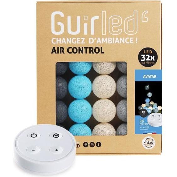 Guirlande lumineuse boules coton LED USB - Télécommandée -Veilleuse bébé 2h -  4 intensités - 32 boules 3,2m - Avatar