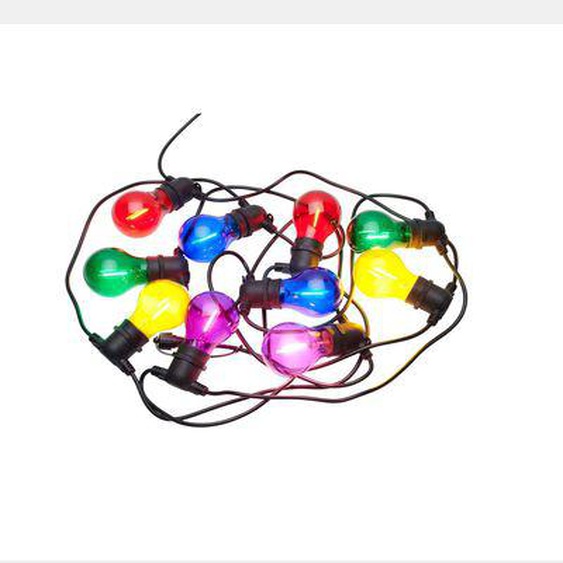 Guirlande lumineuse guinguette extensible ampoules verres LED Multicolore Sirius