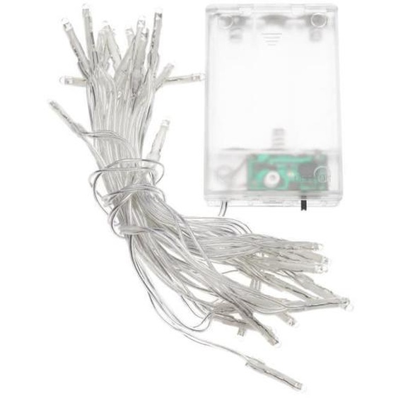 Guirlande lumineuse VBS - Minuteur 6/18 h - 30 LED - Blanc chaud - Pile
