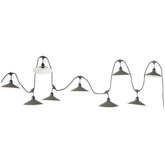 Guirlande lumineuse - LUMISKY - Vinty Raccordable - Gris acier - 6m - Vintage