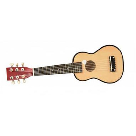 Guitare en bois a 6 cordes