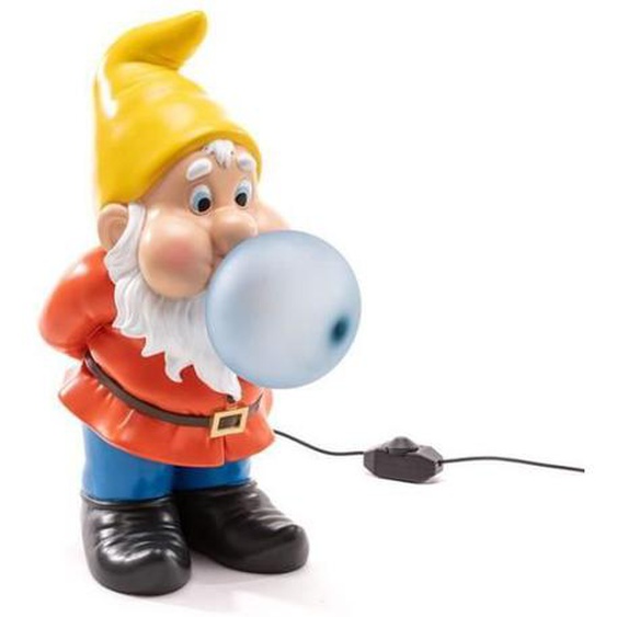 Lampe à poser - SELETTI - Gummy Snooping - Nain de jardin - Multicolore - Rechargeable USB