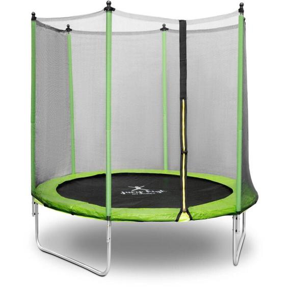 Gymrex - Trampoline de Jardin dExtérieur Avec Filet de Sécurité Max. 80kg 2,4m