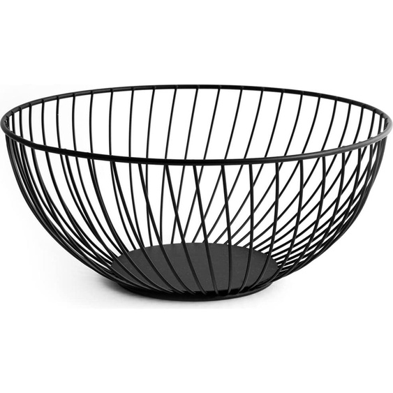 H&H panier rond en métal cm 28x12,h