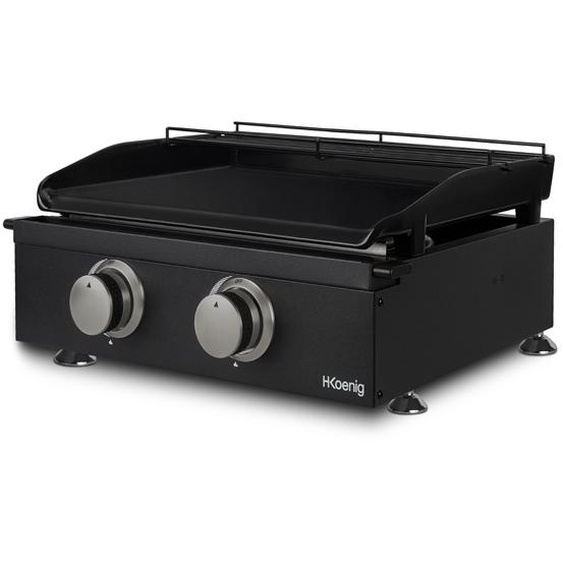 H.Koenig PLX1022 Plaque de gril à gaz, noir