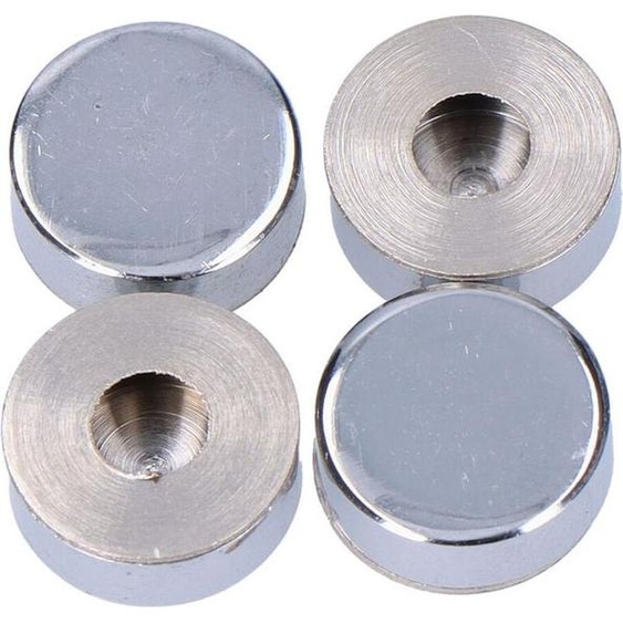 Habillage de meuble EDM Laiton Vissé Ø 18 mm (4 pièces)