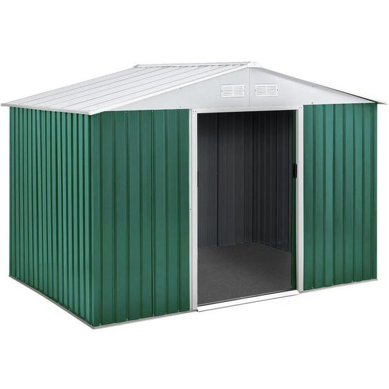 Habitat Et Jardin - Abri de jardin métal Rosas - Vert - 4,07 M²