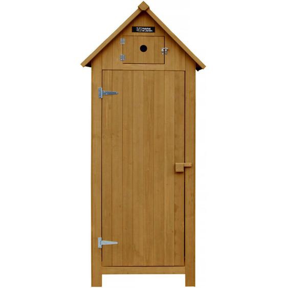 Armoire de jardin Habitat Et Jardin Cabanon - 77 x 54.5 x 179 cm - Marron