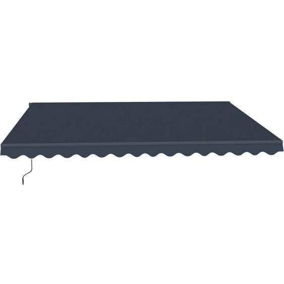 Store banne en aluminium Ombra 4 - 395 x 300 cm - Gris