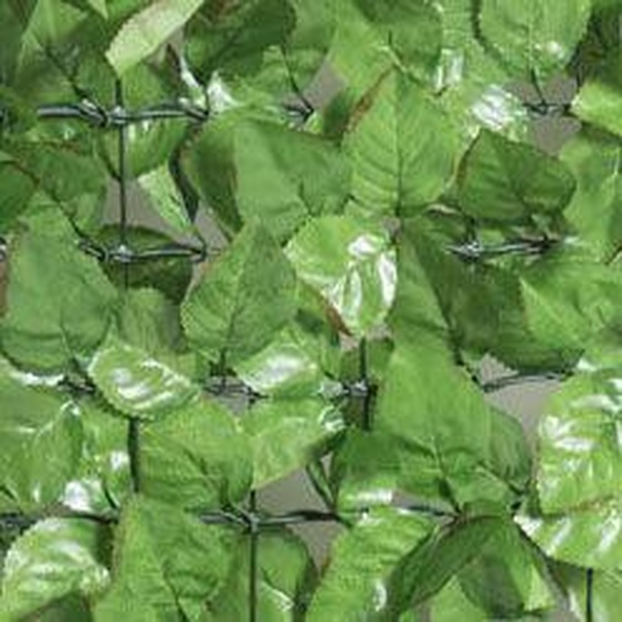 HAIE ARTIFICIELLE FEUILLES DE ROSIER : 1m x 3m