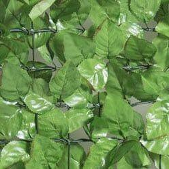 HAIE ARTIFICIELLE FEUILLES DE ROSIER : 1m50 x 3m