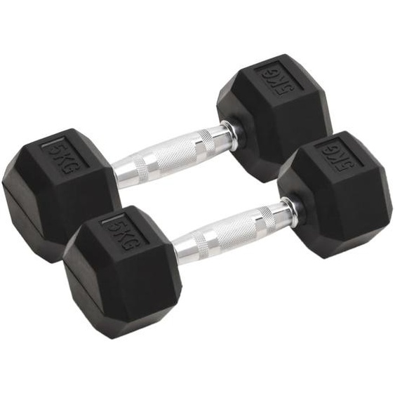 Haltères 2 pcs 10 kg Total Fonte