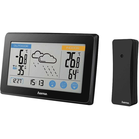 Hama 186314 Hama Wetterstation Touch schwarz