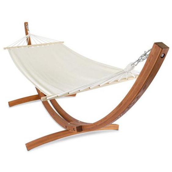 Hamac avec support en bois blanc - Oviala