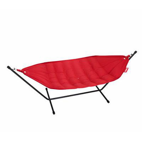 Hamac avec support Headdemock Superbe tissu rouge / Tissu Oléfine - Fatboy