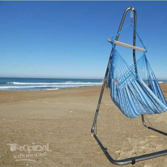 Hamac chaise Poligono Turquoise XL support Soledad