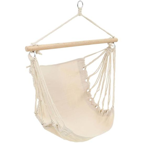 Hamac couleur crème 185 x 125 cm