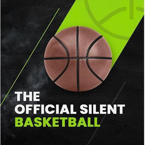 Hambo Basket-ball silencieux 2024, basket-ball sans air amélioré, rebond silencieux, Dunk, mousse, dribble, ballon silencieux dintérieur, cadeau