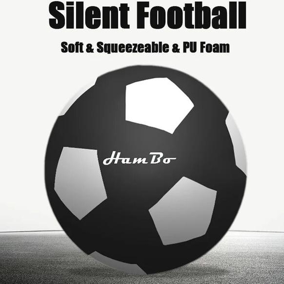 Hambo Football silencieux taille 3 # /5 # /7 #   Ballon de football en mousse silencieux dintérieur, ballon rebondissant silencieux, ballon de basket-ball silencieux, cadeau pour garçons