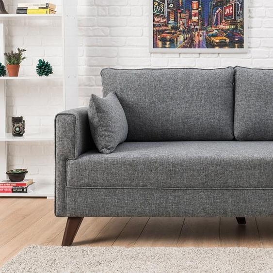 Hanah Home, Bella- BLC1498, Gris, Canapés-lits, Cadre : Bois / MDF